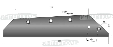 Лемех П-01-702 СБ (Светлоград),РЗЗ.П01-750 -1311.00.002СУР 